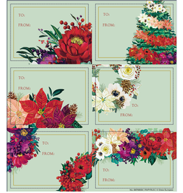 PAPYRUS® Christmas Adhesive Gift Labels 12 To From Labels | Foliage