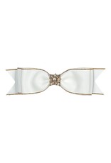 PAPYRUS® Gift Bows White With Gold Edge And Gem