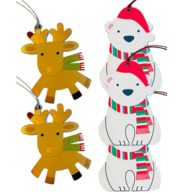 PAPYRUS® Gift Tags 5pk Polar Bears and Reindeer