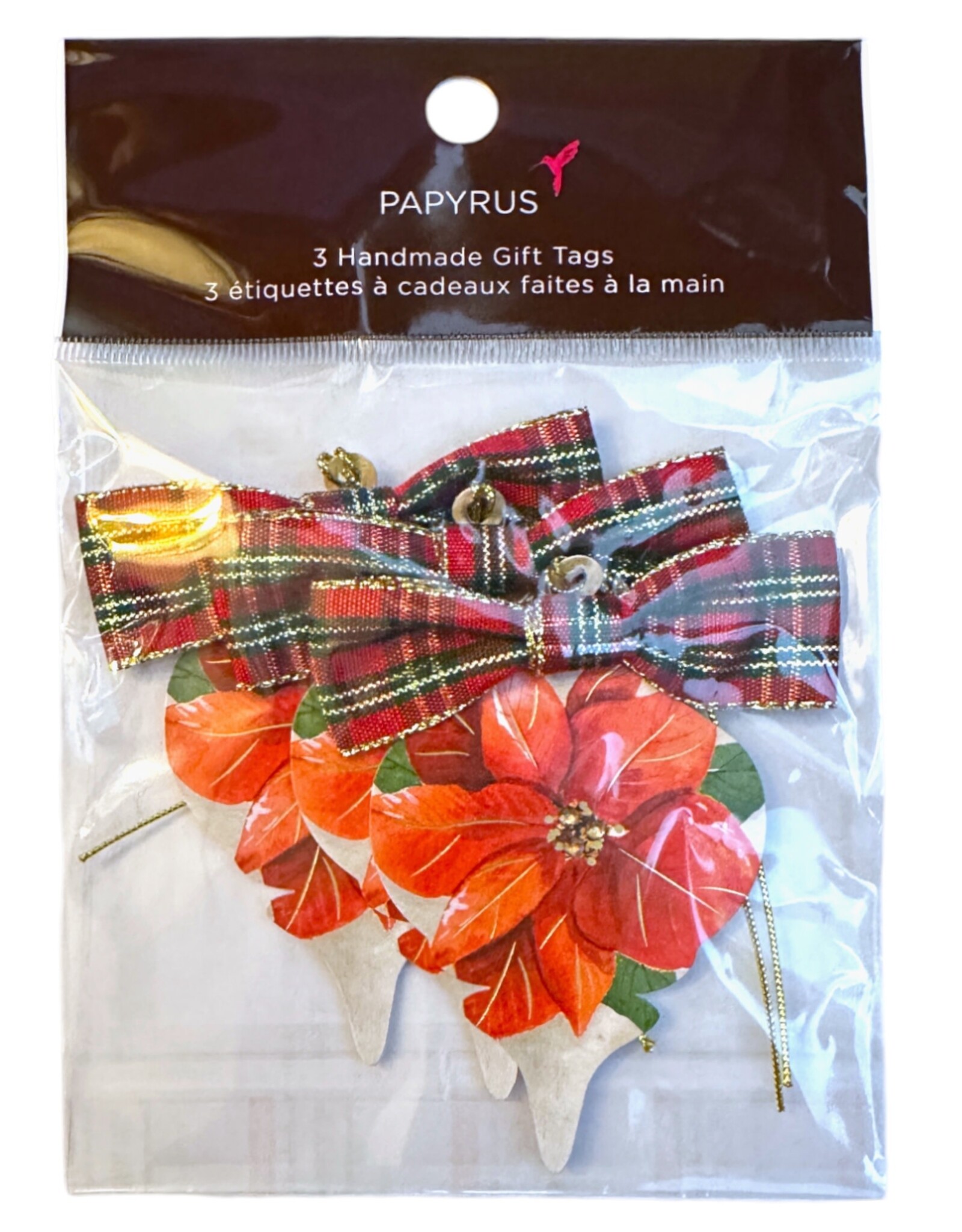PAPYRUS® Handmade Christmas Gift Tags Set of 3 | Traditions Ornament