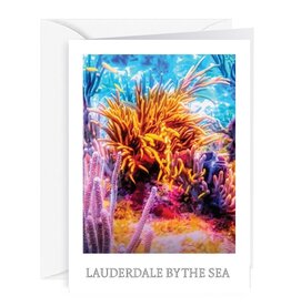 Charles W Blank Note Gift Card Holder Lauderdale-By-The-Sea Reef III