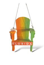DIGS-N-GIFTS Florida Beach Chair Ornament