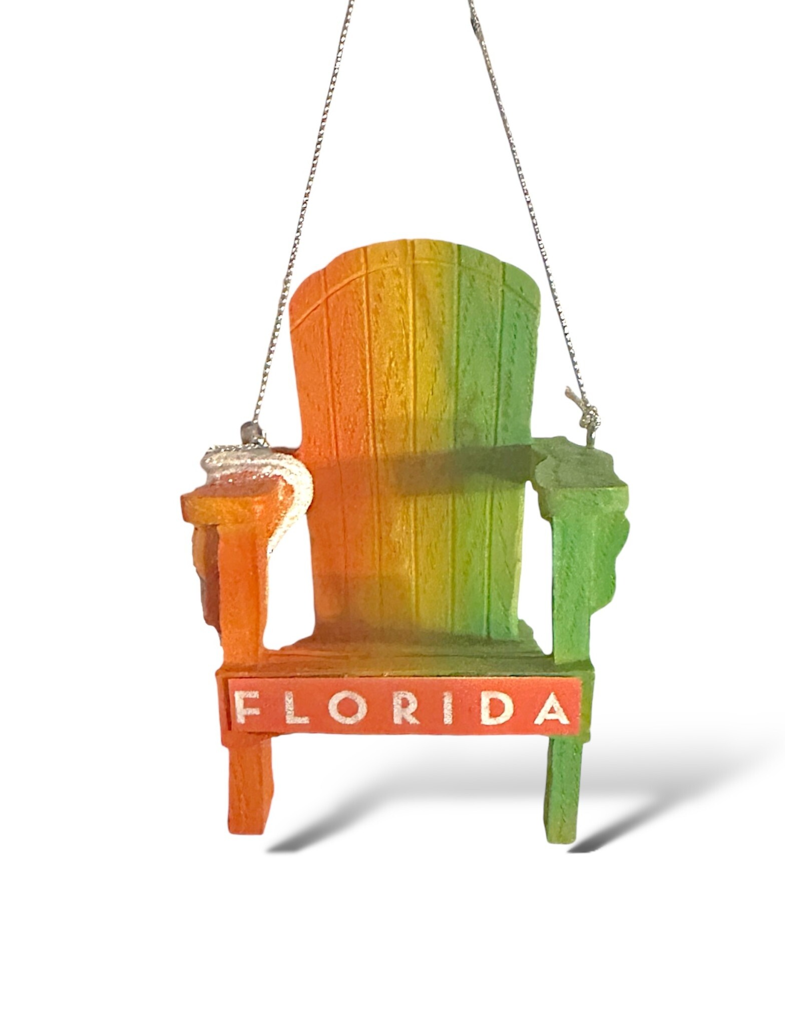 DIGS-N-GIFTS Florida Beach Chair Ornament