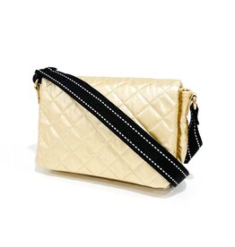 Scout Bags After Hours Horizontal Crossbody | Gold Quilted