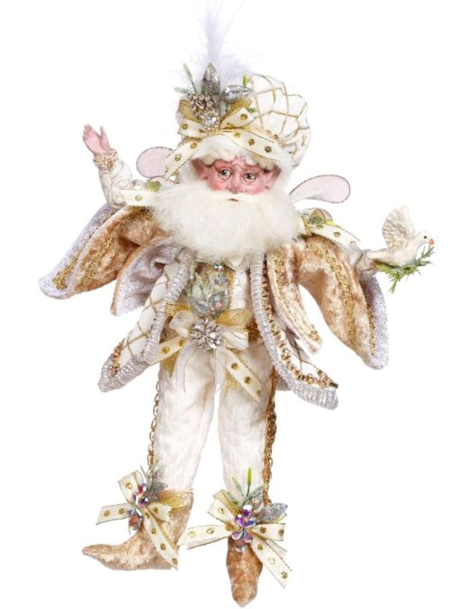 Mark Roberts Fairies White Christmas Fairy SM 10 Inch