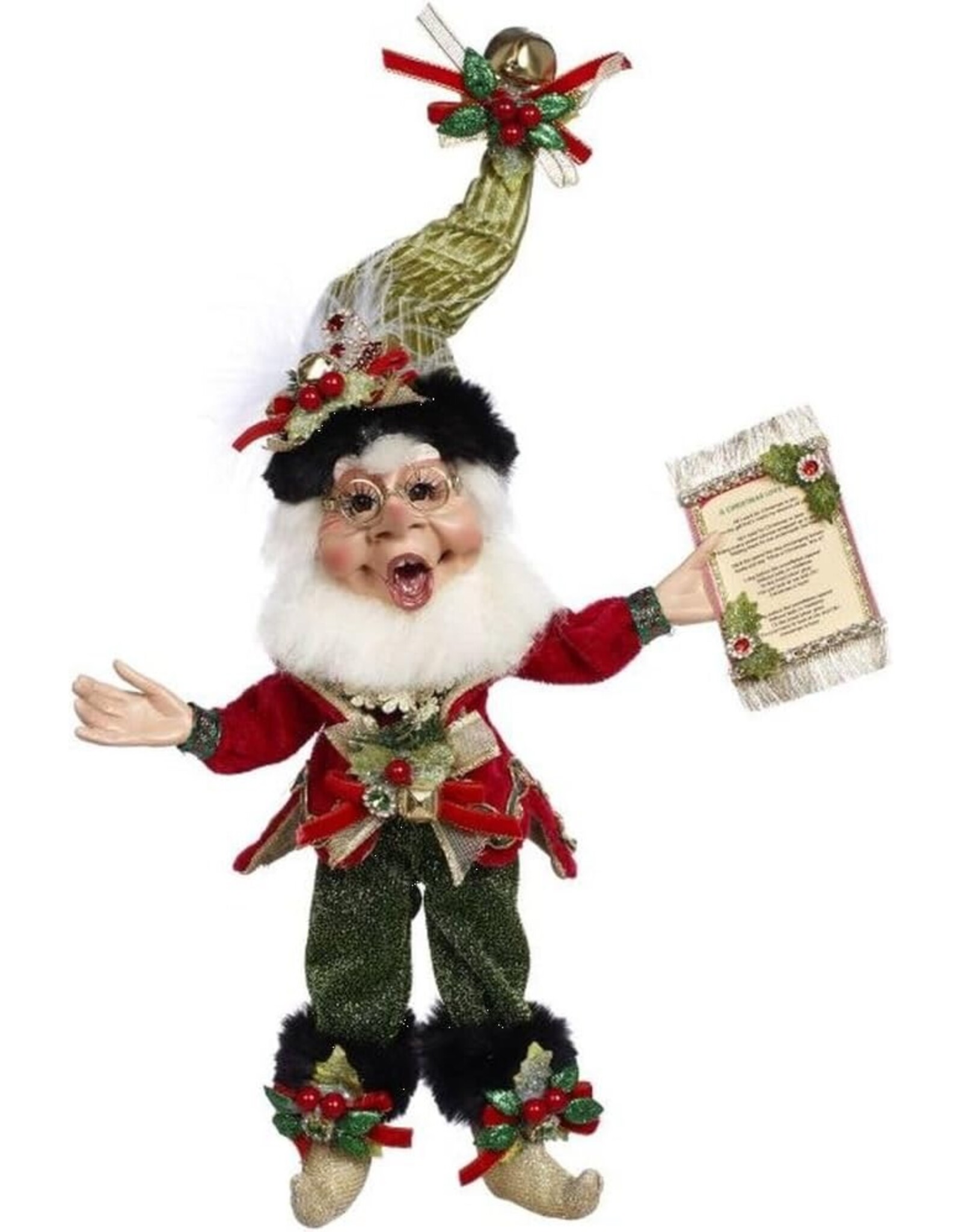 Mark Roberts Fairies Elves Christmas Carol Elf SM 10 Inch