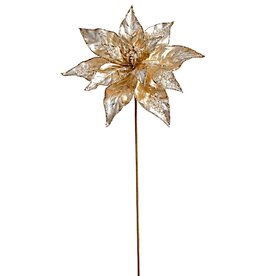 Florals Glittered Poinsettia 26L