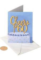 PAPYRUS® Birthday Card 60th Birthday | Cheers To 60