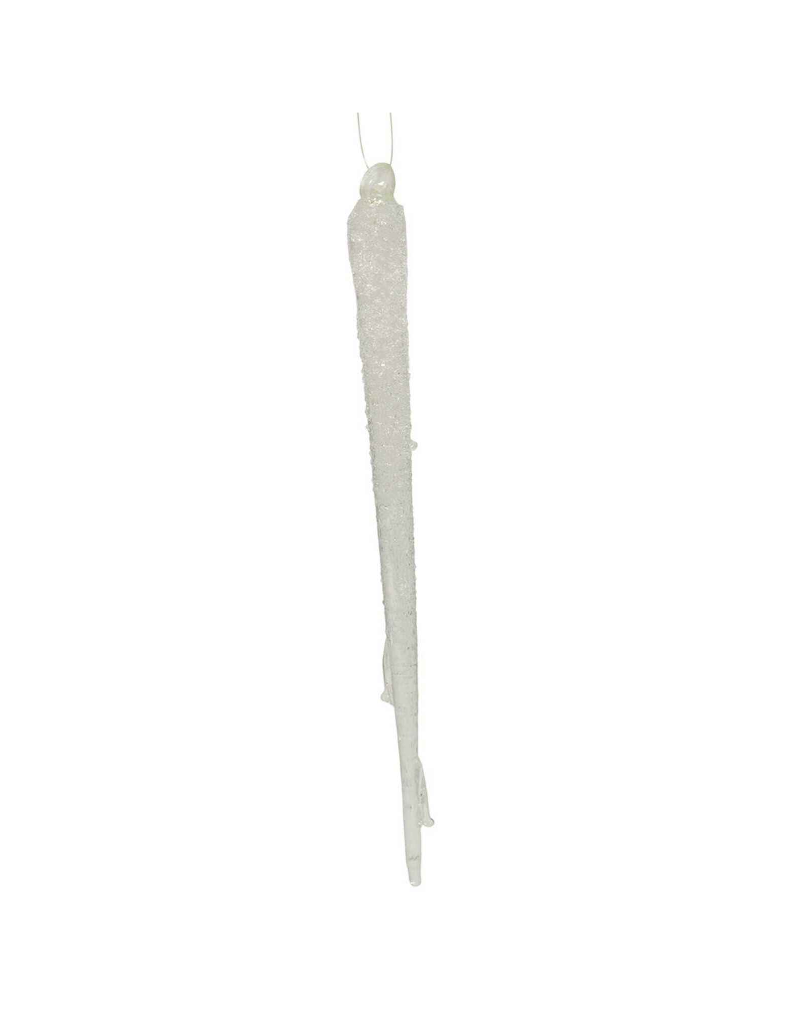 Kurt Adler Christmas Ornaments Glass Icicle Ornament 6.75L Set of 6