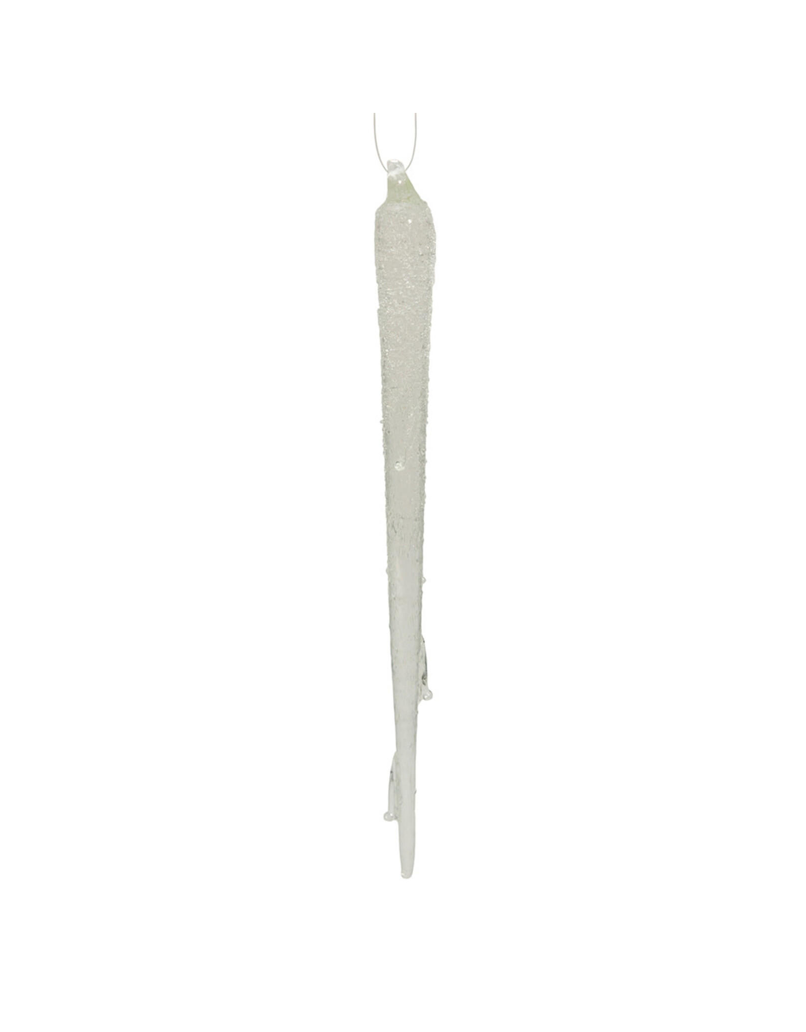 Kurt Adler Christmas Ornaments Glass Icicle Ornament 6.75L Set of 6
