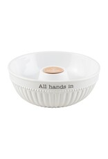 Mud Pie All Hands In Accessories Serving Bowl W Base For Light Up Sitters