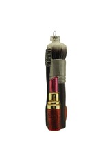 Kurt Adler Make-Up Lip Stick Nail Polish Glass Nobel Gems Ornament