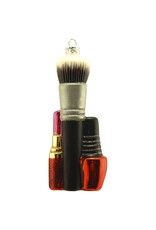 Kurt Adler Make-Up Lip Stick Nail Polish Glass Nobel Gems Ornament