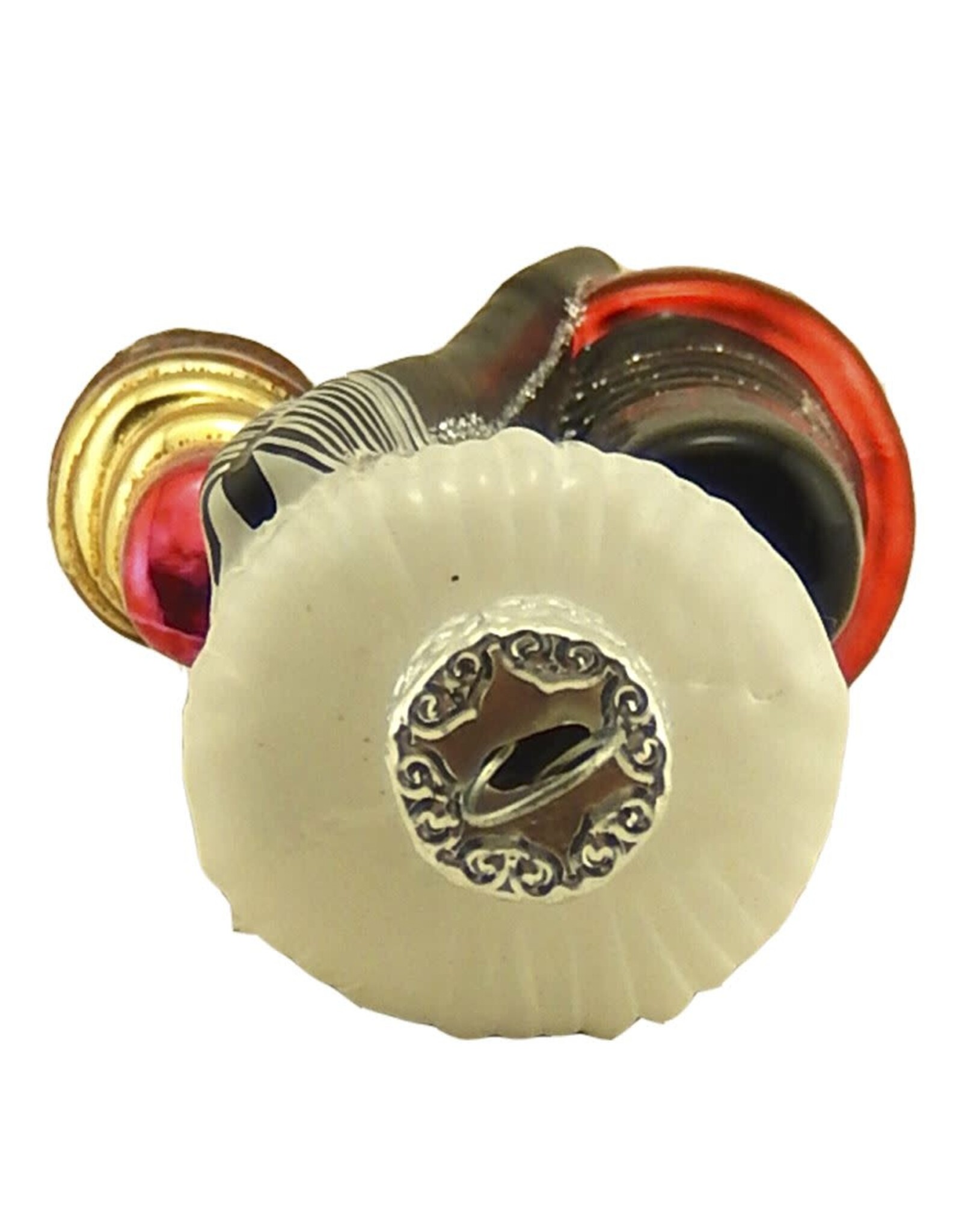 Kurt Adler Make-Up Lip Stick Nail Polish Glass Nobel Gems Ornament