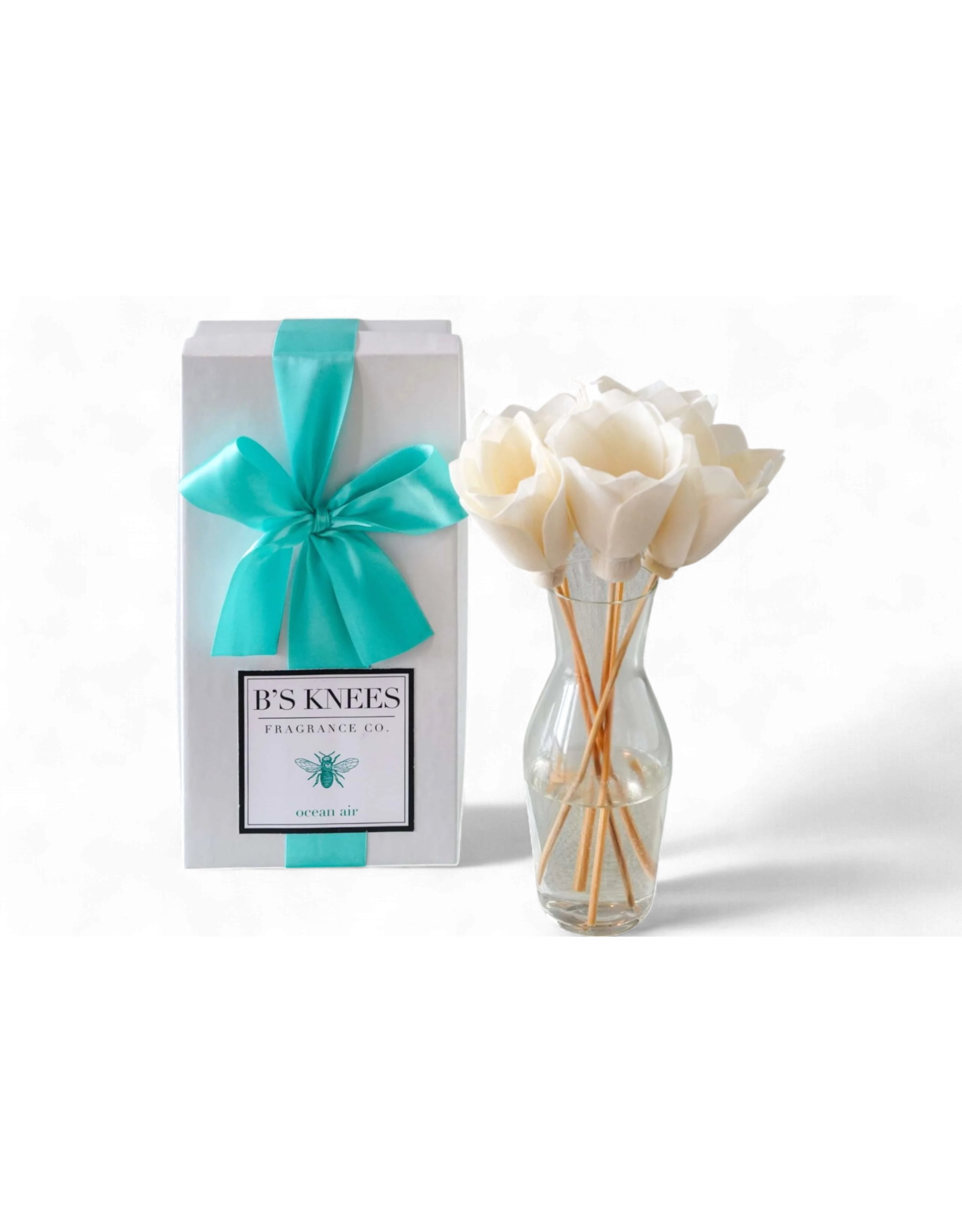 B's Knees Fragrance Diffusers Flower Reed Diffuser | Ocean Scent