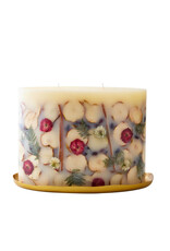 Rosy Rings Spicy Apple Oval Botanical Candle 12x7x9