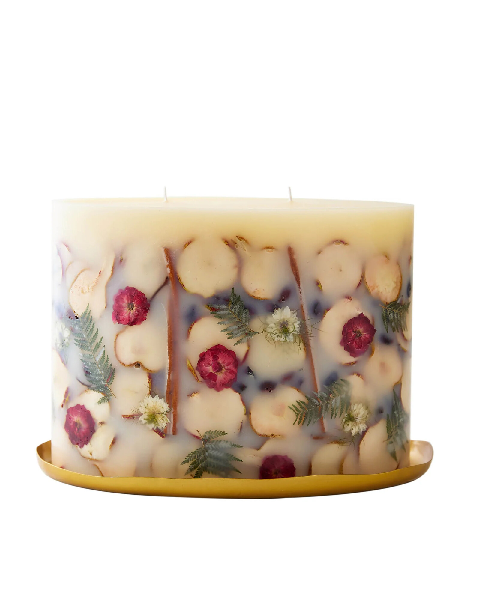Rosy Rings Spicy Apple Oval Botanical Candle 12x7x9