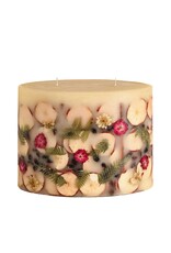 Rosy Rings Spicy Apple Oval Botanical Candle 12x7x9