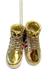 Kurt Adler TRUMP Gold Sneakers Christmas Ornament 3 Inch Resin