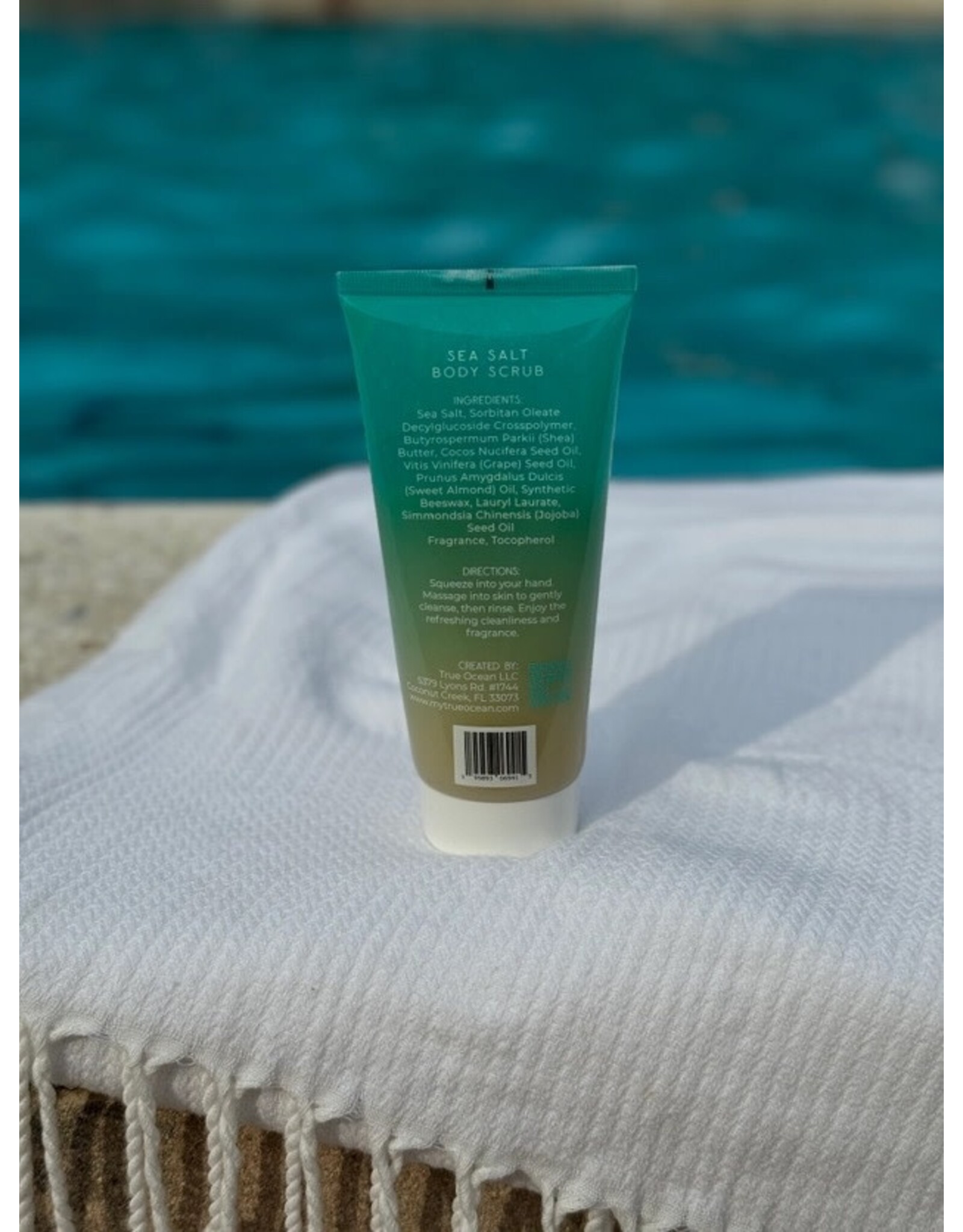 True Ocean Salt Scrub 6 Oz. Exfoliator | Coastal Fragrance