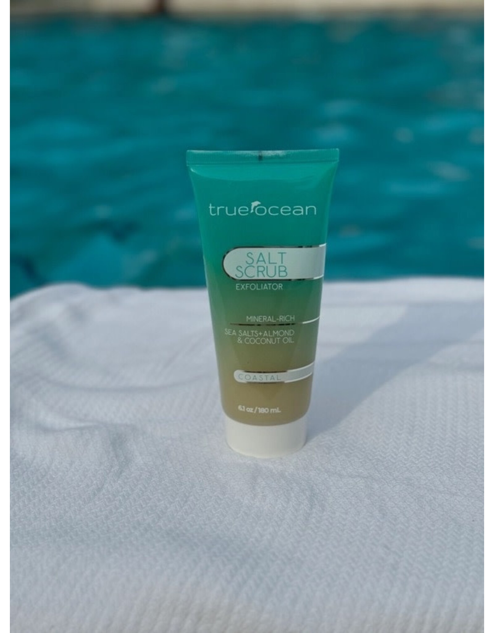 True Ocean Salt Scrub 6 Oz. Exfoliator | Coastal Fragrance