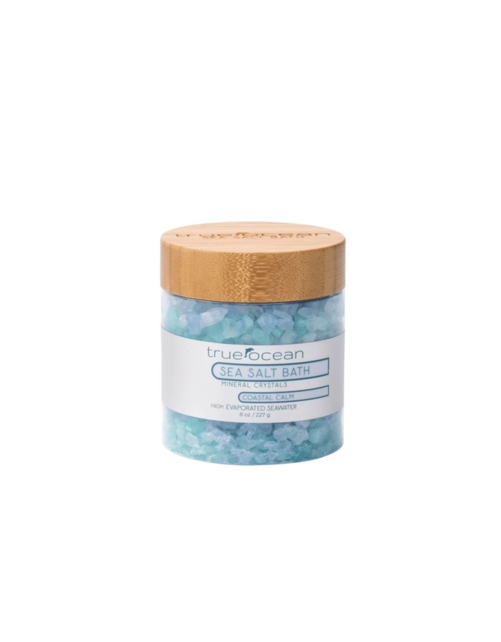 True Ocean Sea Salt Mineral Bath Crystals 8 Oz | Coastal Fragrance