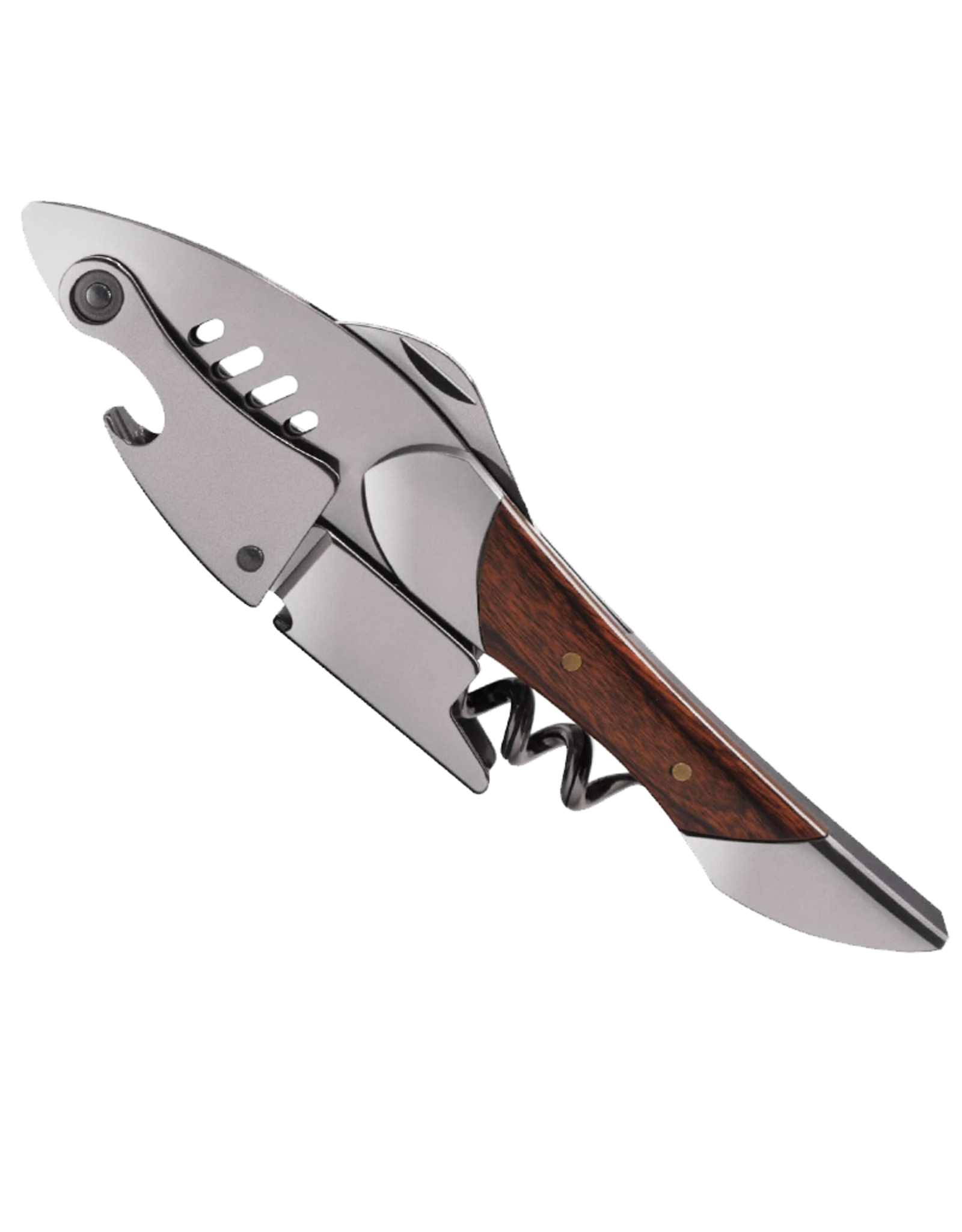 DIGS-N-GIFTS Sommelier Shark Shaped Corkscrew Wine Bottle Opener