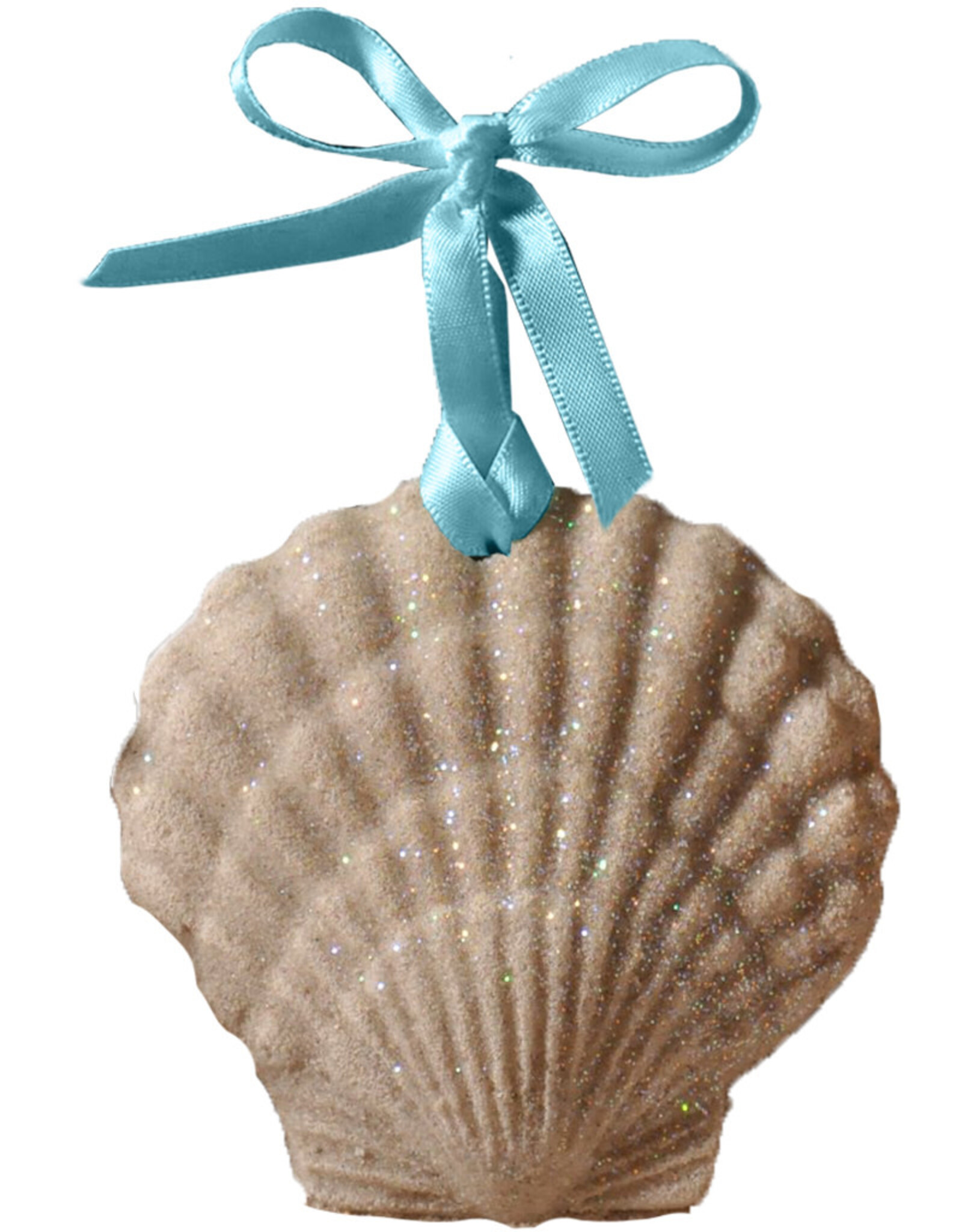 DIGS-N-GIFTS Scallop Sand Christmas Ornament