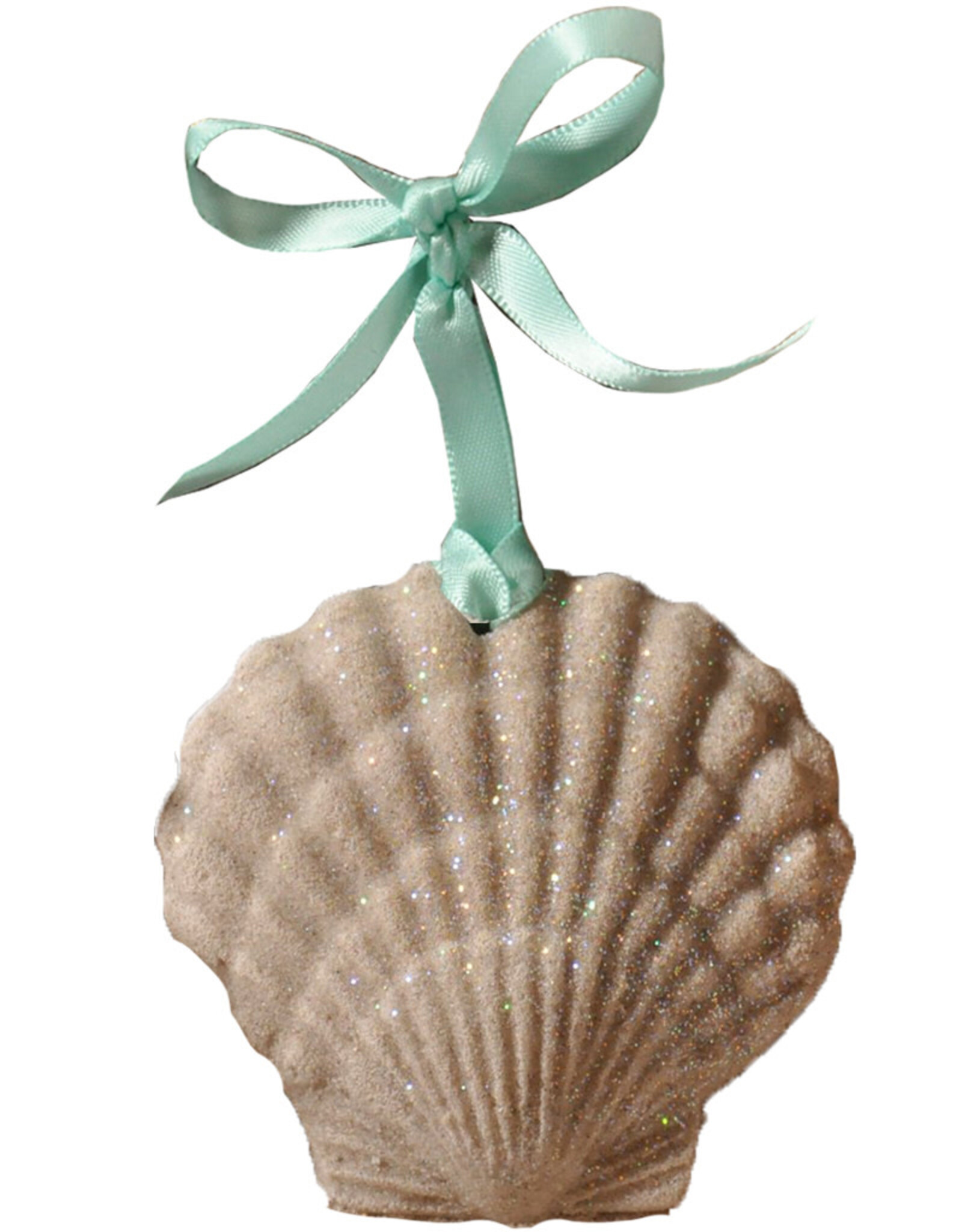 DIGS-N-GIFTS Scallop Sand Christmas Ornament