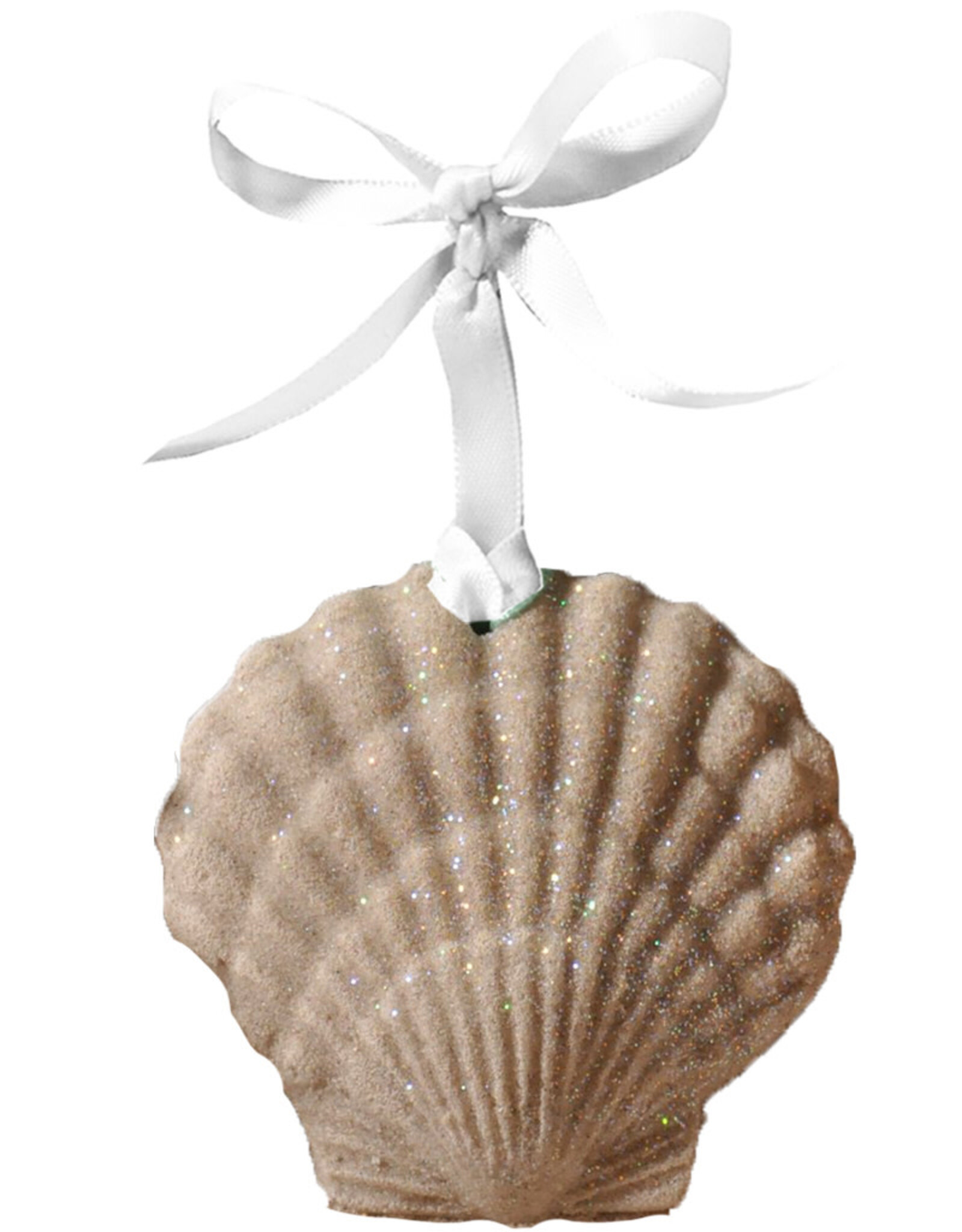 DIGS-N-GIFTS Scallop Sand Christmas Ornament