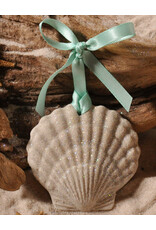 DIGS-N-GIFTS Scallop Sand Christmas Ornament