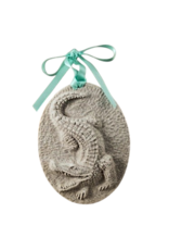 DIGS-N-GIFTS Alligator Sand Christmas Ornament