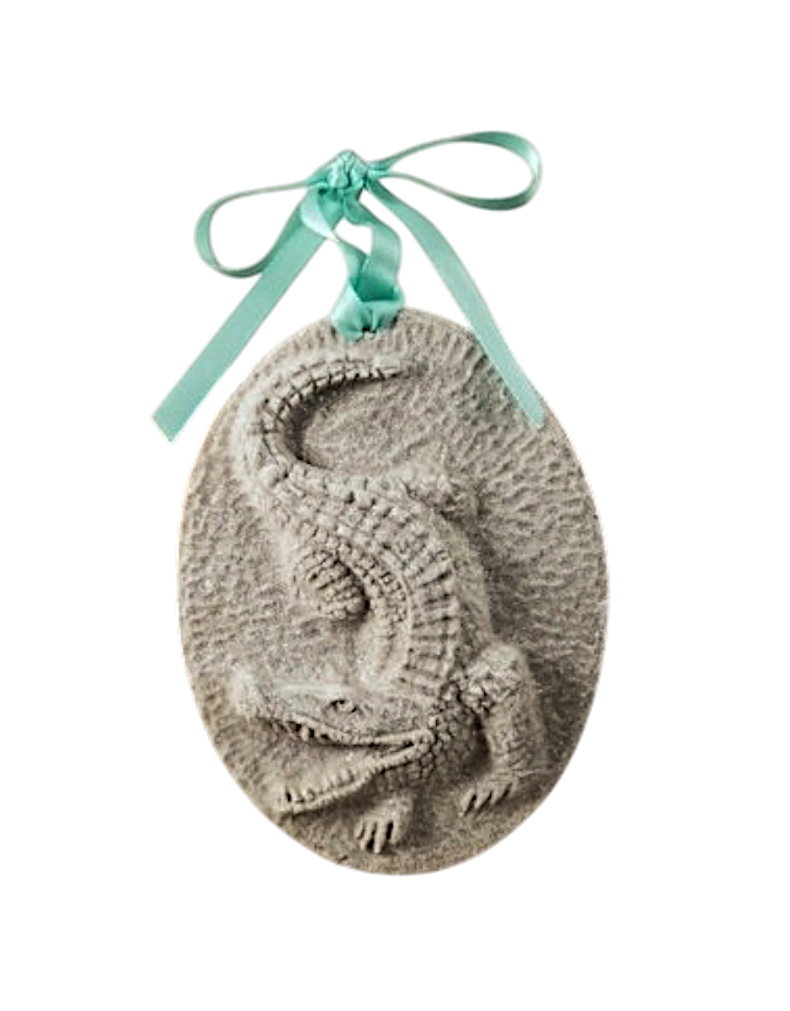 DIGS-N-GIFTS Alligator Sand Christmas Ornament