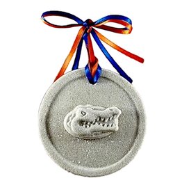 DIGS-N-GIFTS University of Florida Gators Sand Christmas Ornament