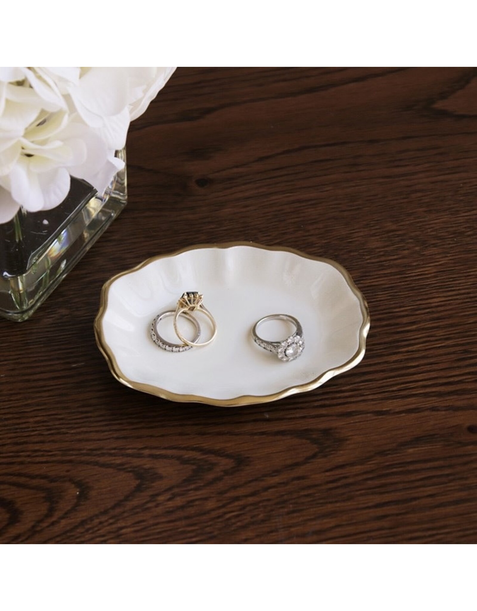 Beatriz Ball ENCANTO Ring Holders Cream Mini Ring Dish