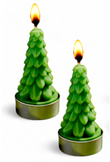 Mud Pie Christmas Figural Tea-Light Candles Set | Christmas Trees