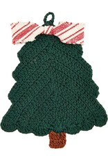 Mud Pie Christmas Pot Holders Crochet Christmas Tree Pot Holder