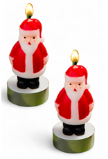 Mud Pie Christmas Figural Tea-Light Candles Set | Santa Claus Mud Pie Christmas Figural Tea-Light Candles Set | Santa Claus
