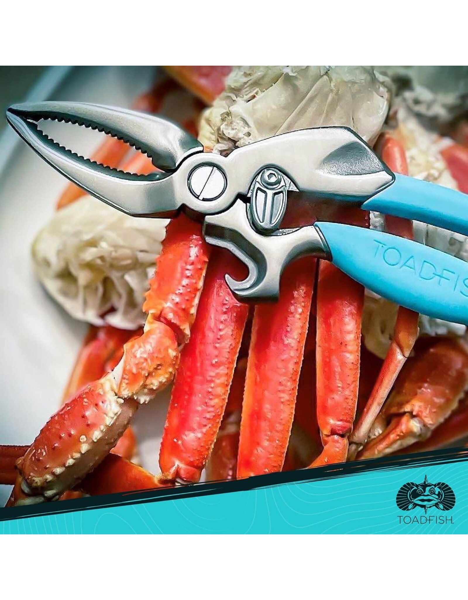 Toadfish Outfitters Gift Set Crab Cracker Shrimp Deveiner Oyster Knife