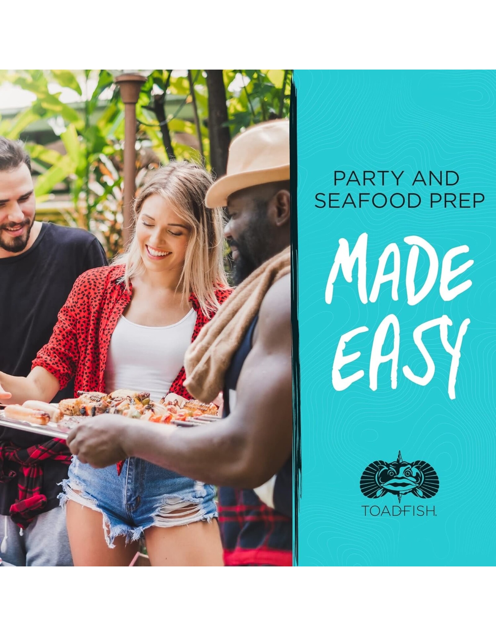 Toadfish Outfitters Gift Set Crab Cracker Shrimp Deveiner Oyster Knife