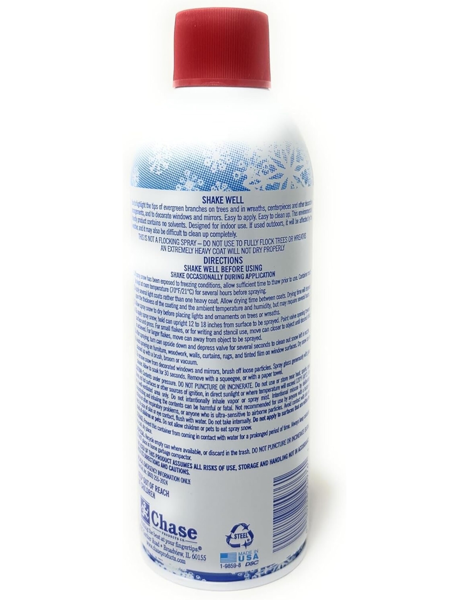 Santa Snow Spray 9 Oz Can Artificial Snow Decoration