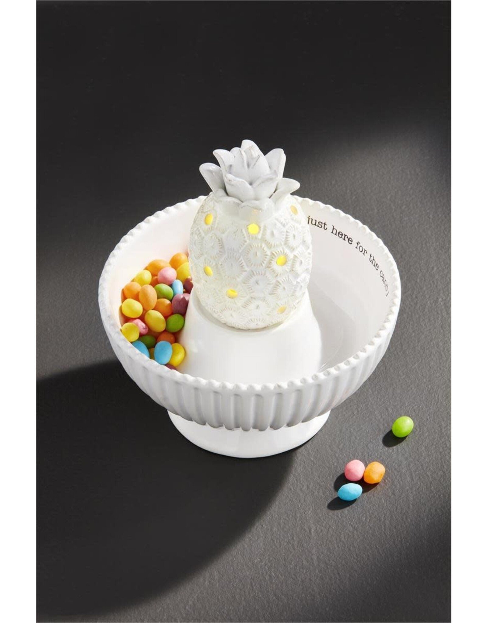 Mud Pie Pedestal Candy Bowl w Base For Light Up Sitters