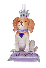 Kurt Adler Pampered Royal Splendor Dog Ornament