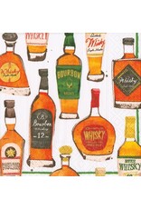 Caspari Paper Cocktail Napkins 20pk Whiskey Tasting