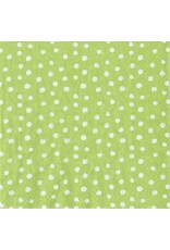 Caspari Paper Cocktail Napkins 20pk Small Dots Spring Green
