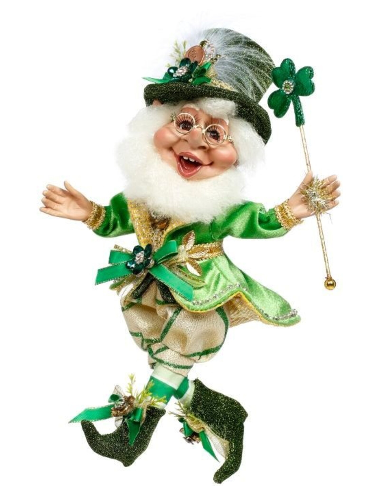 Mark Roberts Fairies Irish St Patrick's Elves Leprechaun Elf SM 12 Inch
