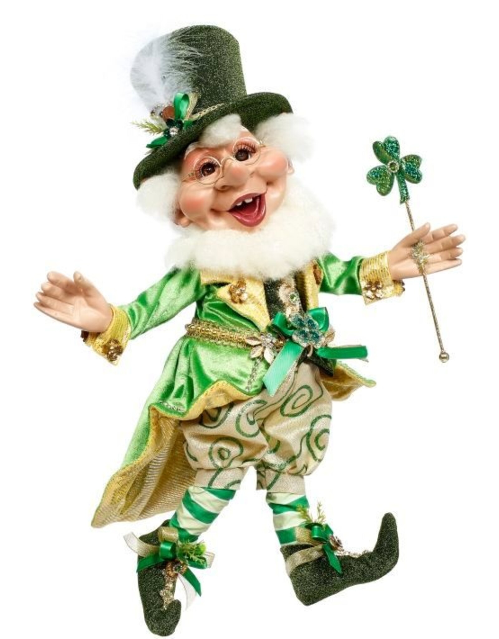 Mark Roberts Fairies Irish St Patrick's Elves Leprechaun Elf MD 19 Inch