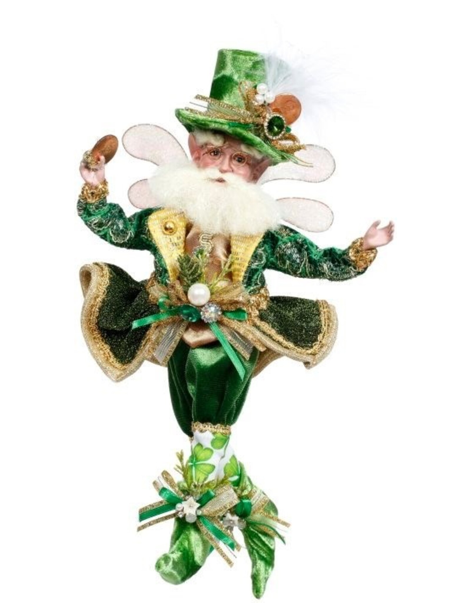 Mark Roberts Fairies Irish St Patrick's Lucky Leprechaun Fairy SM 11 Inch