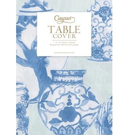 Caspari Paper Linen Table Covers | Glazed Porcelain Celadon 1 Ea