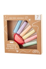 Mud Pie Sidewalk Chalk And Holder Set